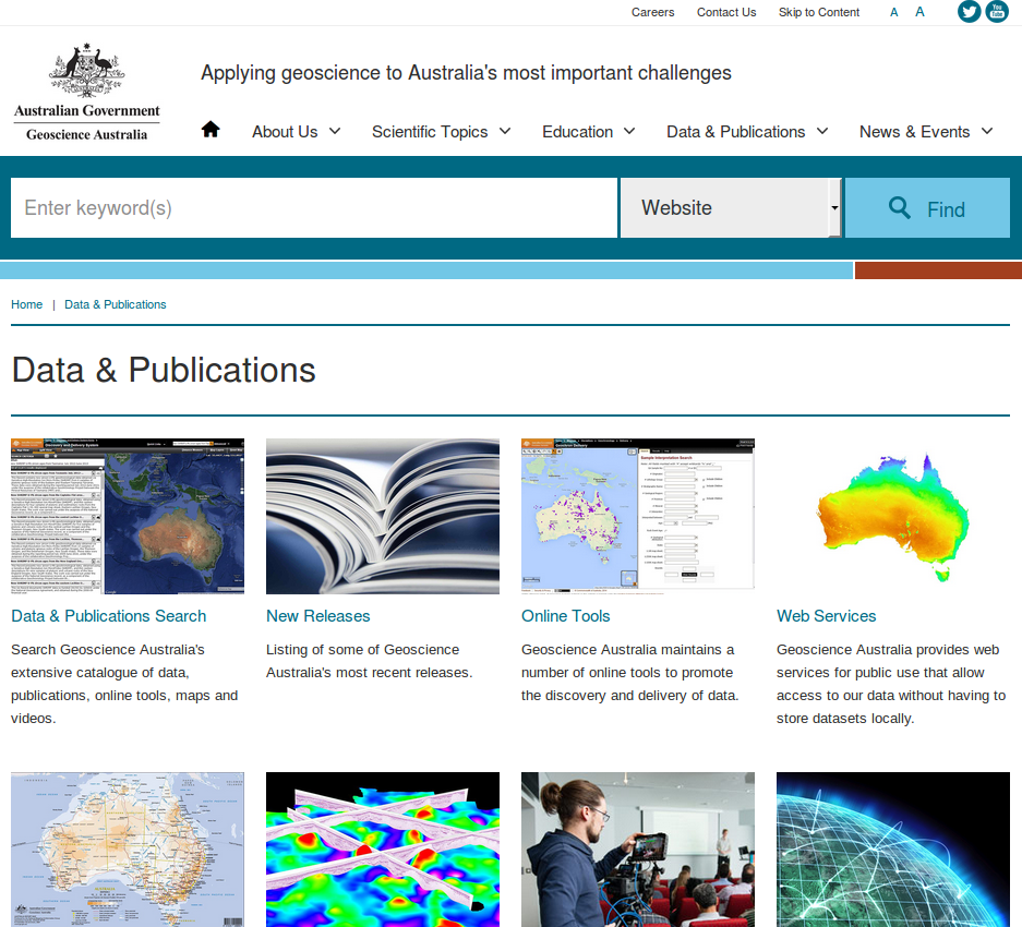 Geoscience Australia Data Access